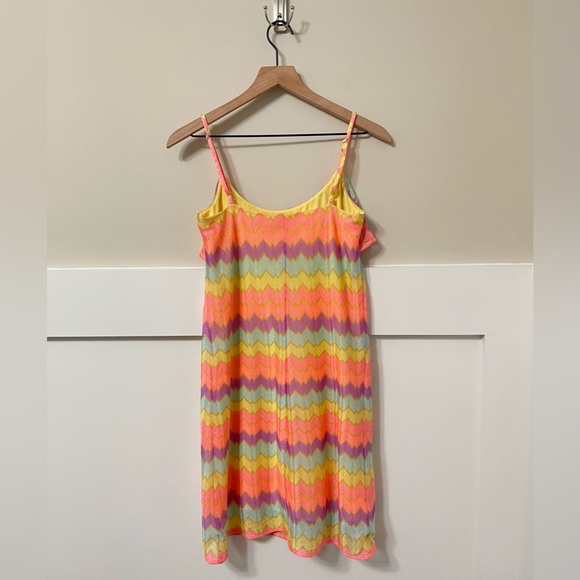 Lilly Pulitzer Pastel Color Layla Chevron Print Knit Dress Size Small - Picture 4 of 8